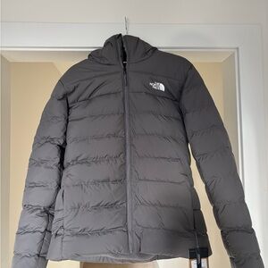 The North Face Men’s Aconcagua 3 Hoodie Gray Puffer Jacket